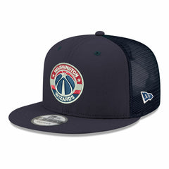 Washington Wizards Core Logo Meshback 9FIFTY Snapback Hat Navy | New Era
