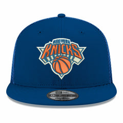 New York Knicks Core Logo Meshback 9FIFTY Snapback Hat Blue | New Era for sale