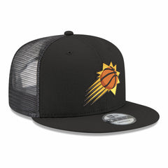 Phoenix Suns Core Logo Meshback 9FIFTY Snapback Hat Black | New Era US