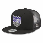 Sacramento Kings Core Logo Meshback 9FIFTY Snapback Hat Black | New Era Lifestyle