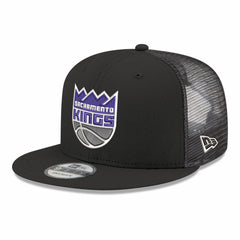 Sacramento Kings Core Logo Meshback 9FIFTY Snapback Hat Black | New Era Lifestyle