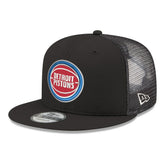Detroit Pistons Core Logo Meshback 9FIFTY Snapback Hat for sale Black | New Era Lifestyle