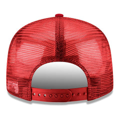 Chicago Bulls Core Logo Meshback 9FIFTY Snapback Hat Red | New Era