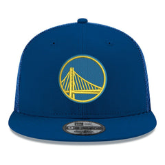 Golden State Warriors Core Logo Meshback 9FIFTY Snapback Hat for sale Royal | New Era Near Me