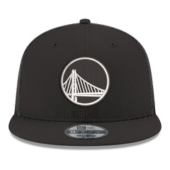 Golden State Warriors Core Logo Meshback 9FIFTY Snapback Hat for sale Black | New Era for sale