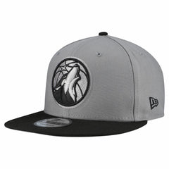 Minnesota Timberwolves Core Logo Storm Gray Two-Tone 9FIFTY Snapback Hat Gray | New Era for sale
