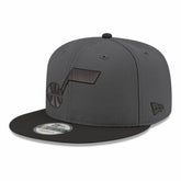 Utah Jazz Logo 2-Tone 9FIFTY Snapback Hat Gray/Black | New Era US