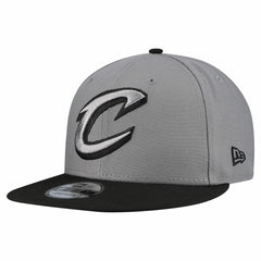 Cleveland Cavaliers Core Logo Storm Gray Two-Tone 9FIFTY Snapback Hat for sale Gray | New Era for sale