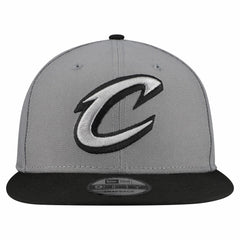 Cleveland Cavaliers Core Logo Storm Gray Two-Tone 9FIFTY Snapback Hat for sale Gray | New Era for sale