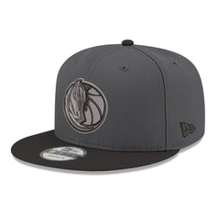 Dallas Mavericks Logo 2-Tone 9FIFTY Snapback Hat for sale Gray/Black | New Era discount