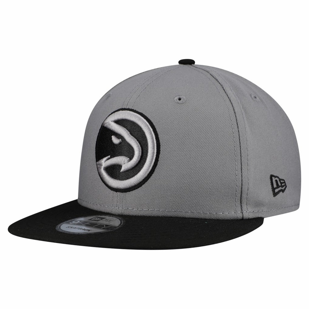 Atlanta Hawks Core Logo Storm Gray Two-Tone 9FIFTY Snapback Hat Gray | New Era Lifestyle