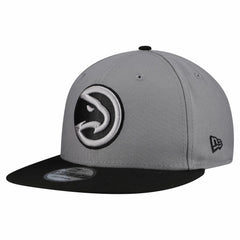 Atlanta Hawks Core Logo Storm Gray Two-Tone 9FIFTY Snapback Hat Gray | New Era Lifestyle