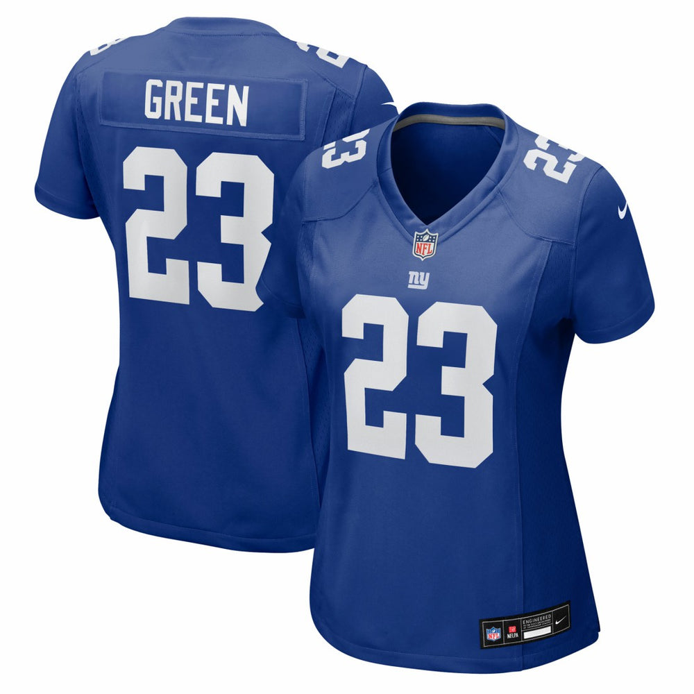 Nike Art Green New York Giants Women's Team Game Jersey Royal