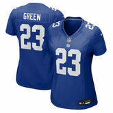 Nike Art Green New York Giants Women's Team Game Jersey Royal