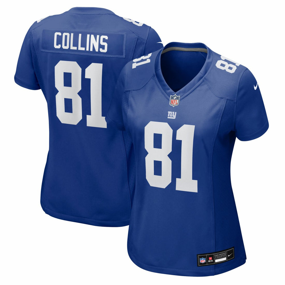 Nike Beaux Collins New York Giants Women's Team Game Jersey Royal