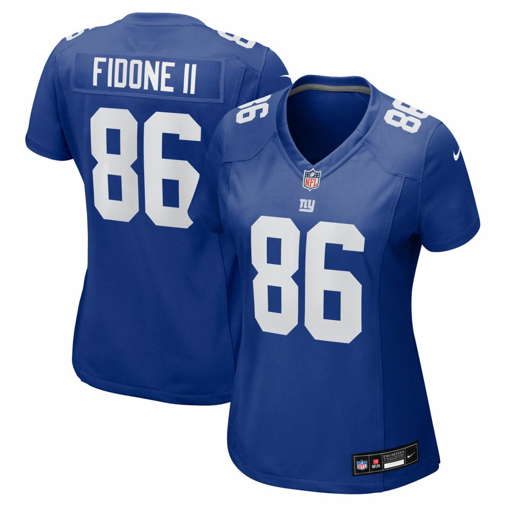 Nike Thomas Fidone II New York Giants Women's Team Game Jersey Royal