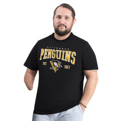 Pittsburgh Penguins G-III Sports by Carl Banks Adaptive Classic Team Graphic T-Shirt - Black - NHL 203456414