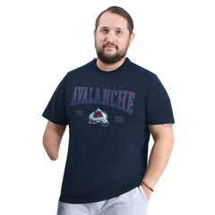 Colorado Avalanche G-III Sports by Carl Banks Adaptive Classic Team Graphic T-Shirt - Navy - NHL 203456418