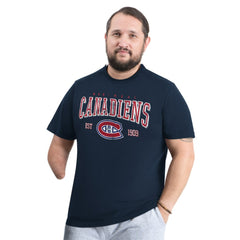 Montreal Canadiens G-III Sports by Carl Banks Adaptive Classic Team Graphic T-Shirt - Navy - NHL 203456421