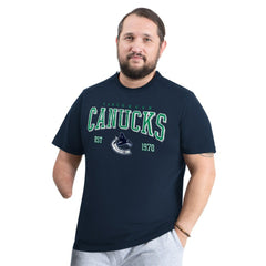 Vancouver Canucks G-III Sports by Carl Banks Adaptive Classic Team Graphic T-Shirt - Navy - NHL 203456427