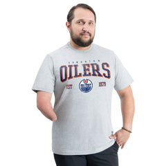 Edmonton Oilers G-III Sports by Carl Banks Adaptive Classic Team Graphic T-Shirt - Gray - NHL 203456429