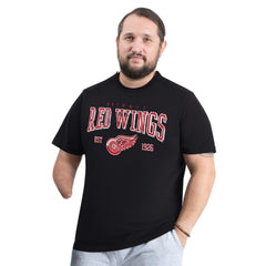 Detroit Red Wings G-III Sports by Carl Banks Adaptive Classic Team Graphic T-Shirt - Black - NHL 203456436