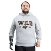 Minnesota Wild G-III Sports by Carl Banks Adaptive Classic Team Spirit Fleece Hoodie - Gray - NHL 203456446