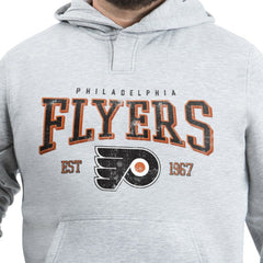 Philadelphia Flyers G-III Sports by Carl Banks Adaptive Classic Team Spirit Fleece Hoodie - Gray - NHL 203456451