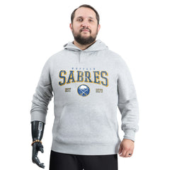 Buffalo Sabres G-III Sports by Carl Banks Adaptive Classic Team Spirit Fleece Hoodie - Gray - NHL 203456452