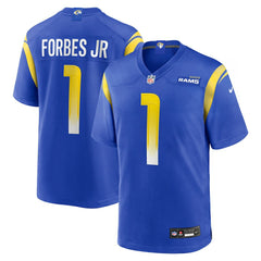 Nike Emmanuel Forbes Jr. Los Angeles Rams Team Game Jersey Royal
