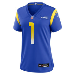 Nike Emmanuel Forbes Jr. Los Angeles Rams Women's Team Game Jersey Royal