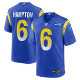 Nike Nick Hampton Los Angeles Rams Team Game Jersey Royal