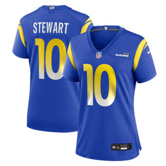 Nike Josaiah Stewart Los Angeles Rams Women's Team Game Jersey Royal