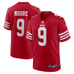 Nike Skyy Moore San Francisco 49ers Team Game Jersey Scarlet