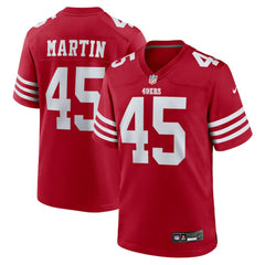 Nike Nick Martin San Francisco 49ers Team Game Jersey Scarlet