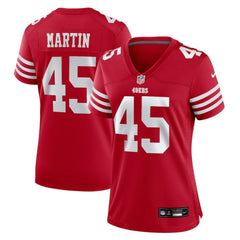 Nike Nick Martin San Francisco 49ers Women's Team Game Jersey Scarlet