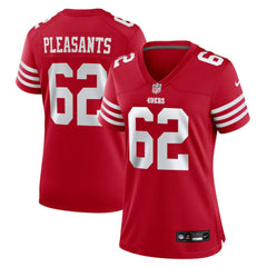 Nike Austen Pleasants San Francisco 49ers Women's Team Game Jersey Scarlet