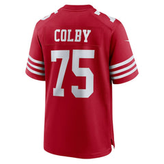 Nike Connor Colby San Francisco 49ers Team Game Jersey Scarlet