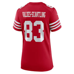 Nike Marquez Valdes-Scantling San Francisco 49ers Women's Team Game Jersey Scarlet