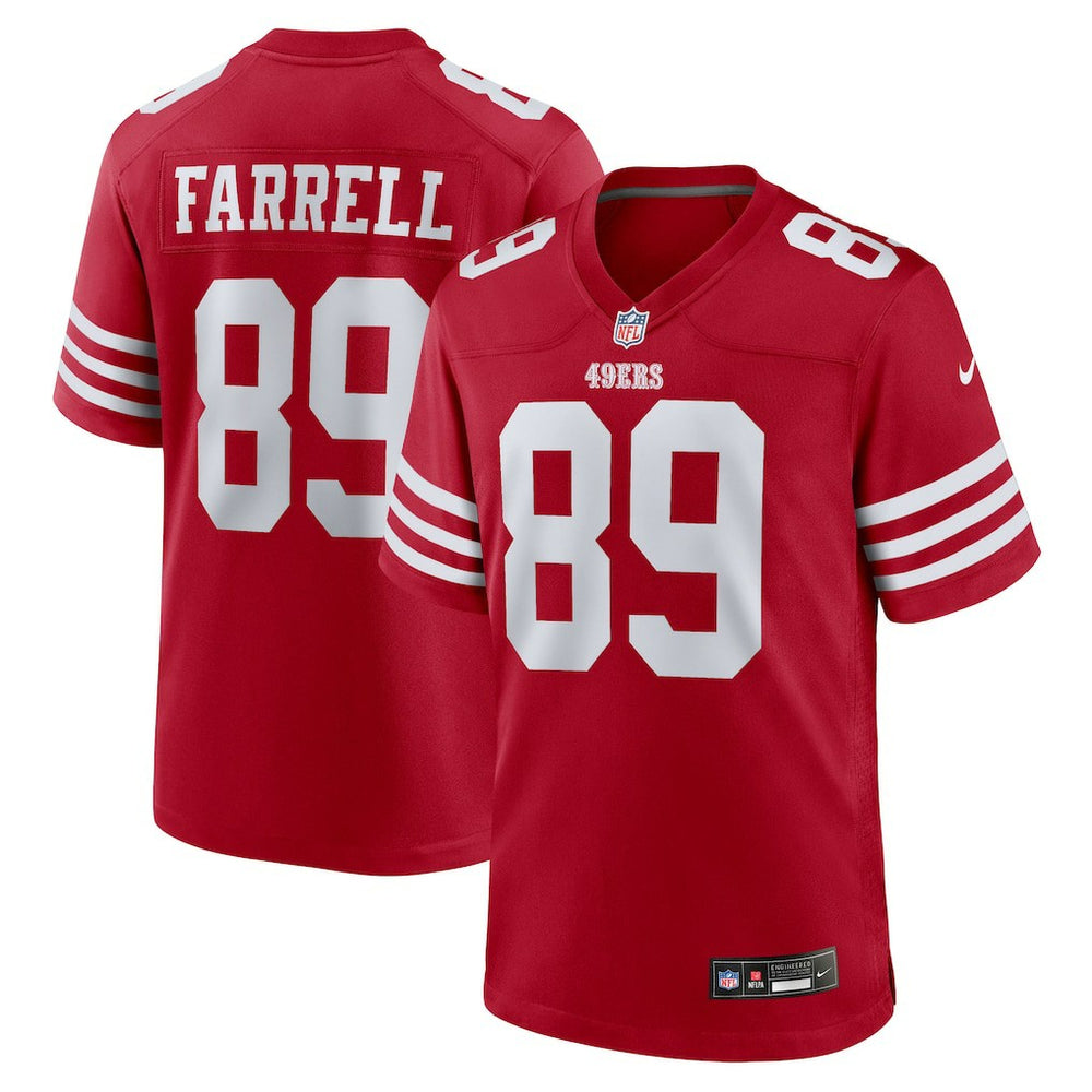 Nike Luke Farrell San Francisco 49ers Team Game Jersey Scarlet