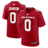 Nike Will Johnson Arizona Cardinals Team Game Jersey Cardinal