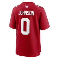 Nike Will Johnson Arizona Cardinals Team Game Jersey Cardinal