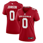 Nike Will Johnson Arizona Cardinals Women's Team Game Jersey Cardinal