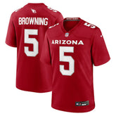 Nike Baron Browning Arizona Cardinals Team Game Jersey Cardinal