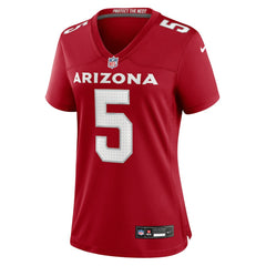 Nike Baron Browning Arizona Cardinals Women's Team Game Jersey Cardinal