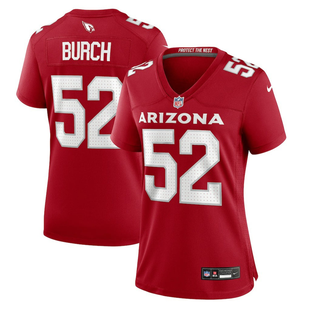 Nike Jordan Burch Arizona Cardinals Women's Team Game Jersey Cardinal