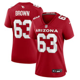 Nike Evan Brown Arizona Cardinals Women's Team Game Jersey Cardinal