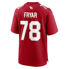 Nike Josh Fryar Arizona Cardinals Team Game Jersey Cardinal