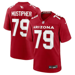 Nike PJ Mustipher Arizona Cardinals Team Game Jersey Cardinal