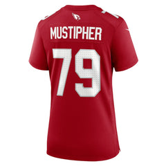 Nike PJ Mustipher Arizona Cardinals Women's Team Game Jersey Cardinal